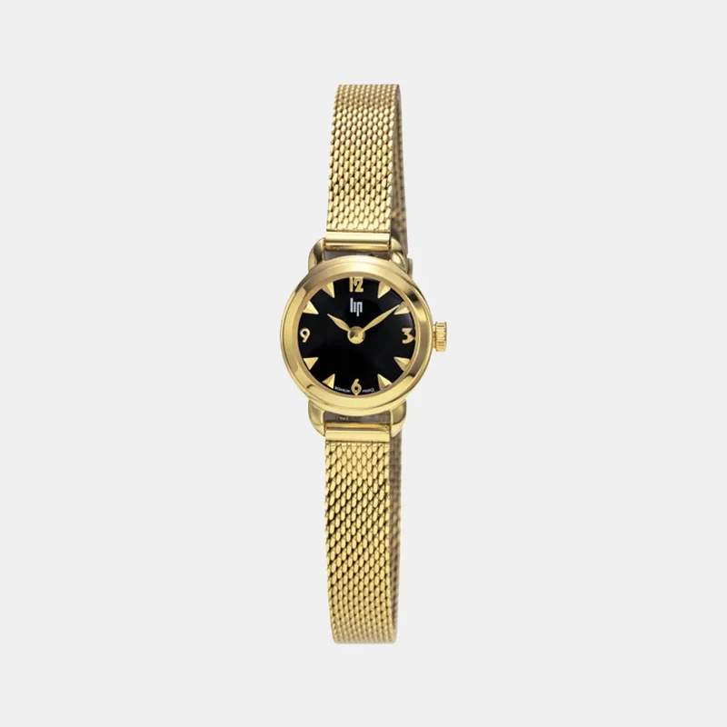 Montre LIP HENRIETTE Femme en Acier Milanais Doré 671627