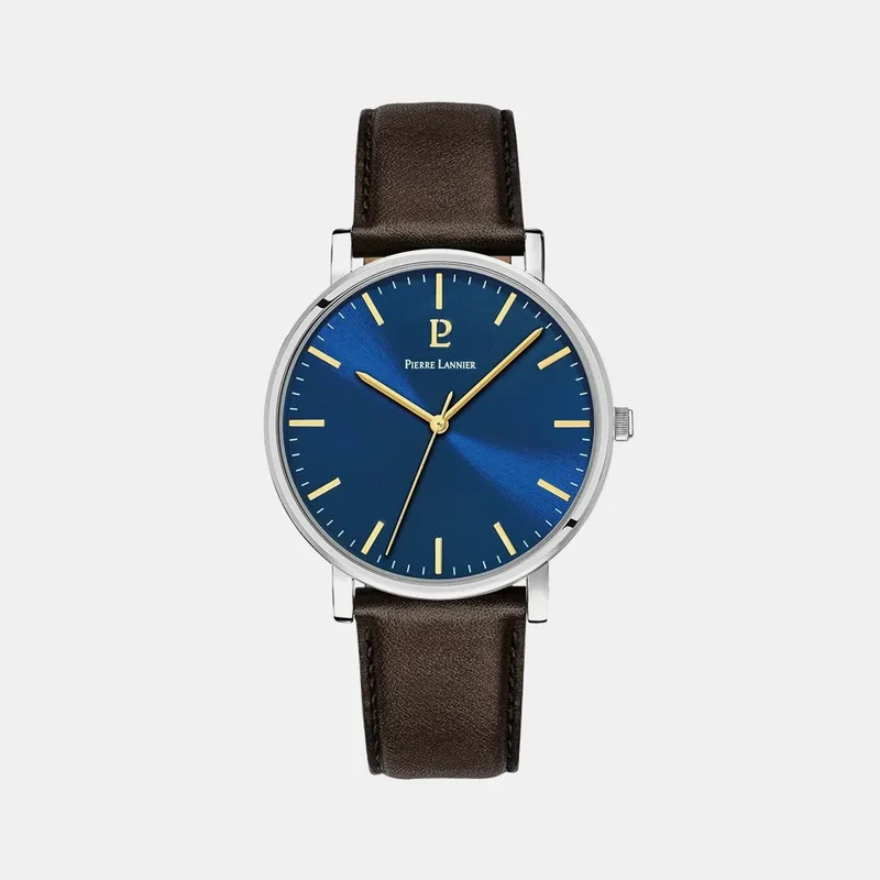 Montre PIERRE LANNIER Homme Essential en Cuir 217G164