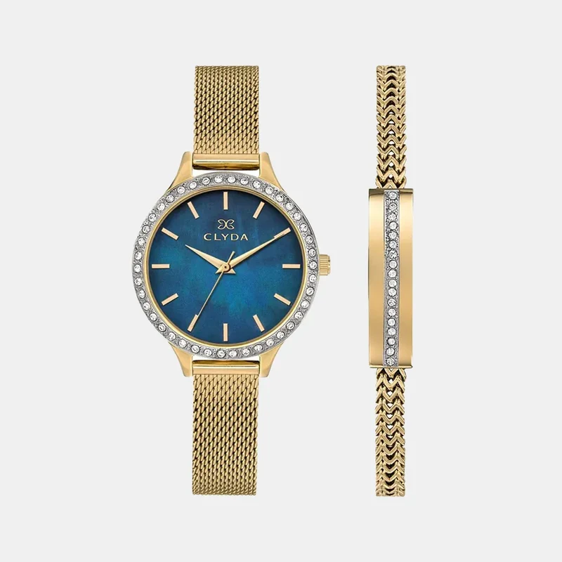 Montre CLYDA Femme Versailles - Coffret avec Bracelet CLA0772PDIX