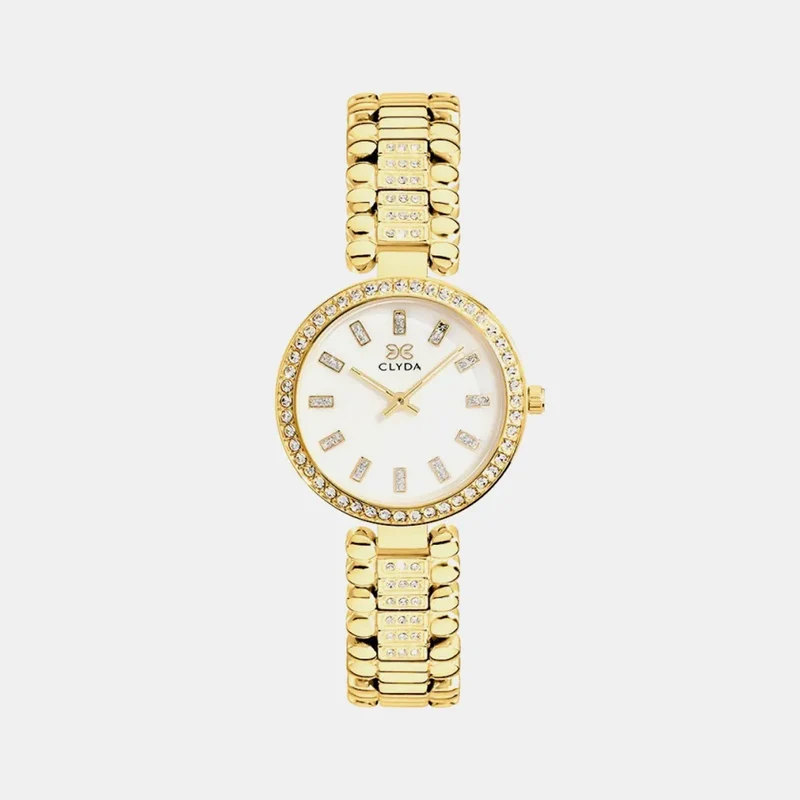 Montre CLYDA Femme Tournelle en Acier Doré CLA804DMD