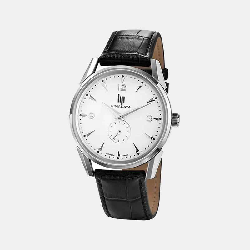 Montre LIP Homme Himalaya en Cuir Noir 671240
