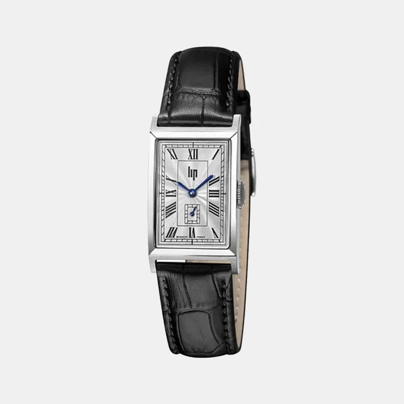 Montre LIP Homme Churchill en Cuir Noir 671929