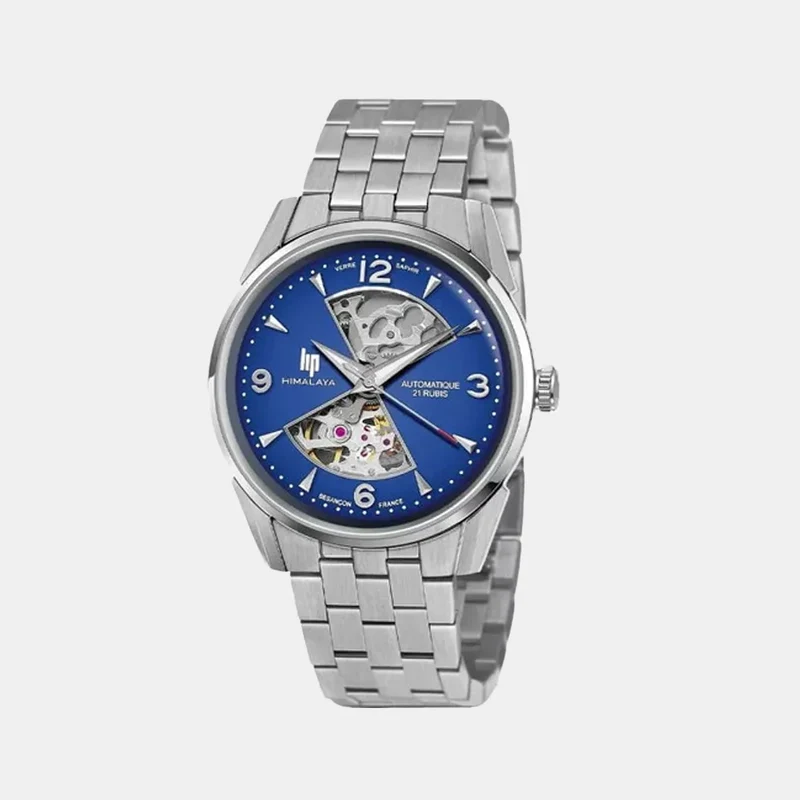 Montre LIP Homme Himalaya Sablier Automatique en Acier 671712