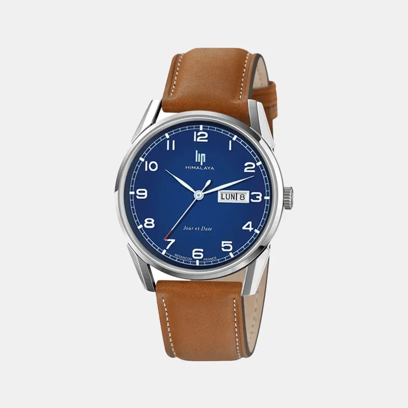 Montre LIP Homme Himalaya en Cuir Marron 671705