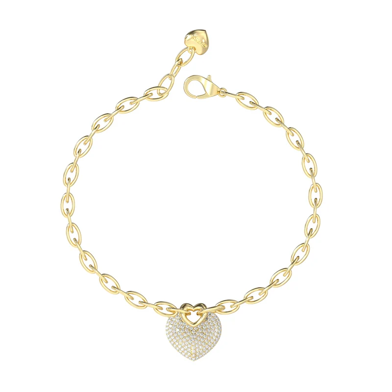 Guess Crazy In Love Bracelet En Or JUBB05214JWYGS