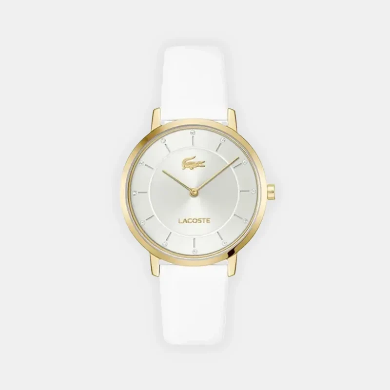 Montre LACOSTE Femme Crocorigin en Cuir Blanc 2001471