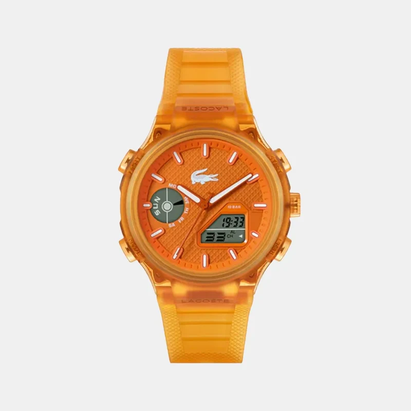 Montre LACOSTE Homme LC33 en Silicone Orange 2011431
