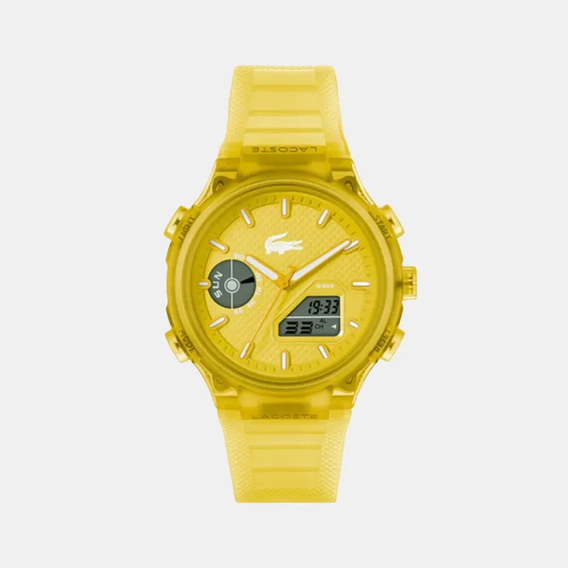 Montre LACOSTE Homme LC33 en Silicone Jaune 2011430