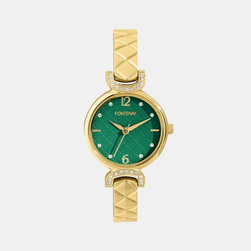 Montre FONTENAY Femme Ambre en Acier Doré FPA02202