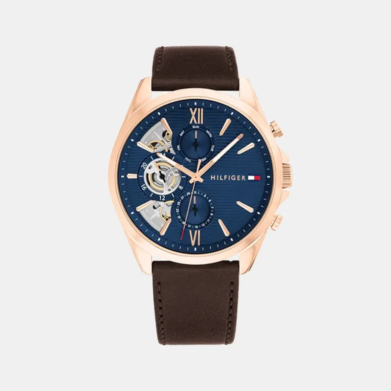 Montre TOMMY HILFIGER Homme Baker en Cuir Multifonction 1710645