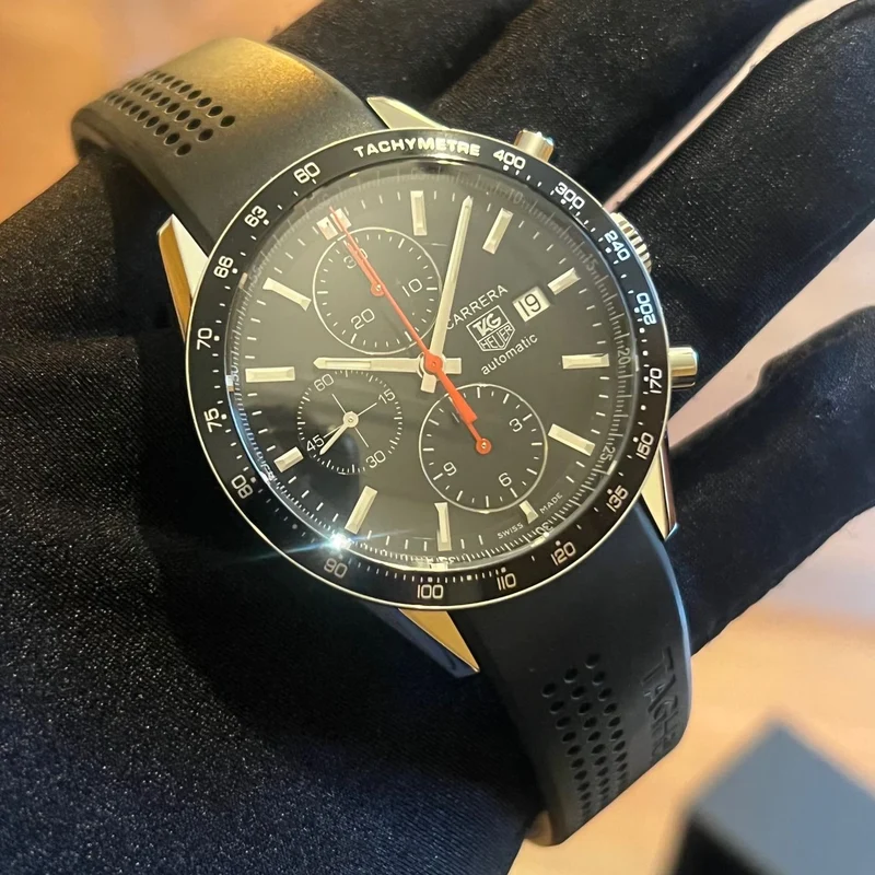 Coffret complet de montres chronographes TAG Heuer Carrera 16 CV2014.FT600