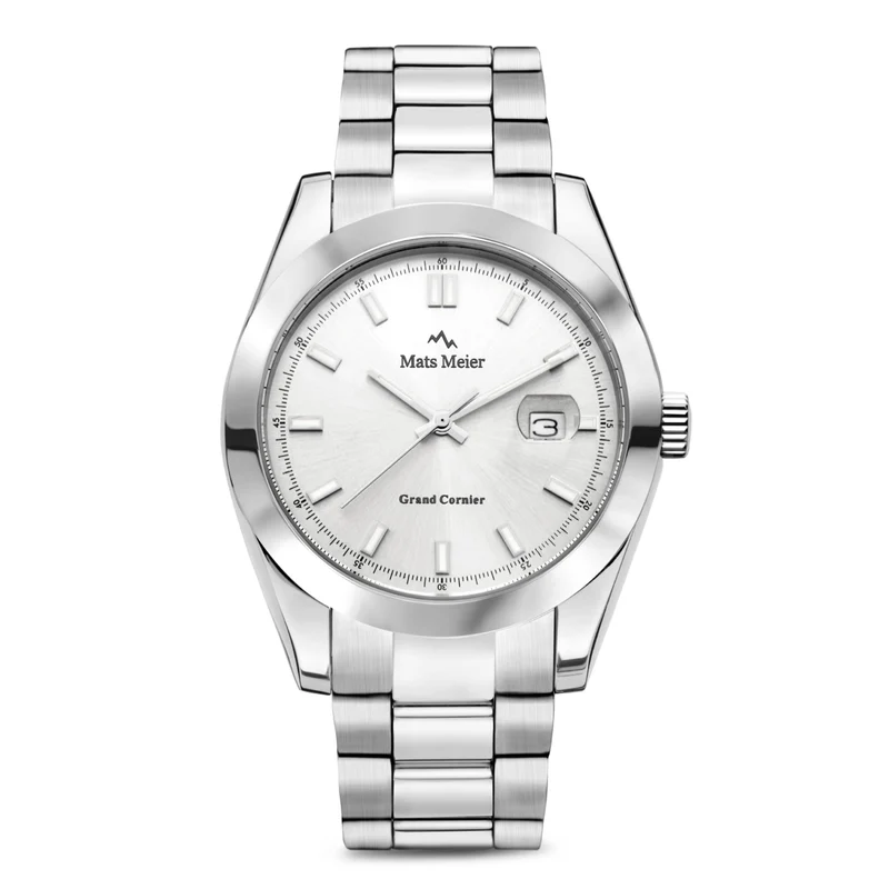 Mats Meier Grand Cornier Hommes Montre Argent MM00513