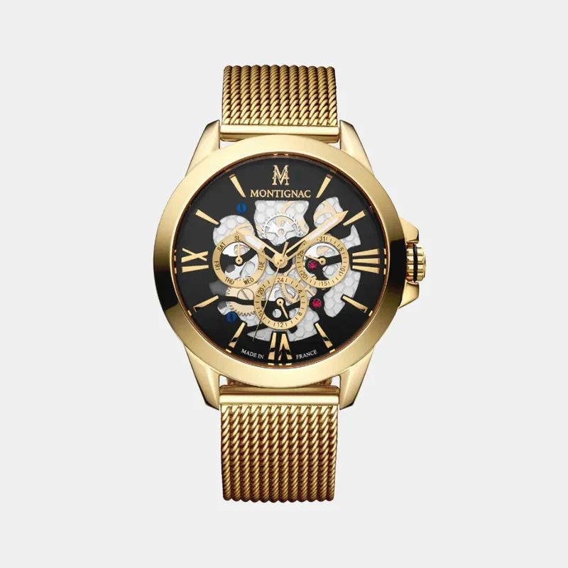 Montre MONTIGNAC Origine Homme en Acier Milanais MOW1003