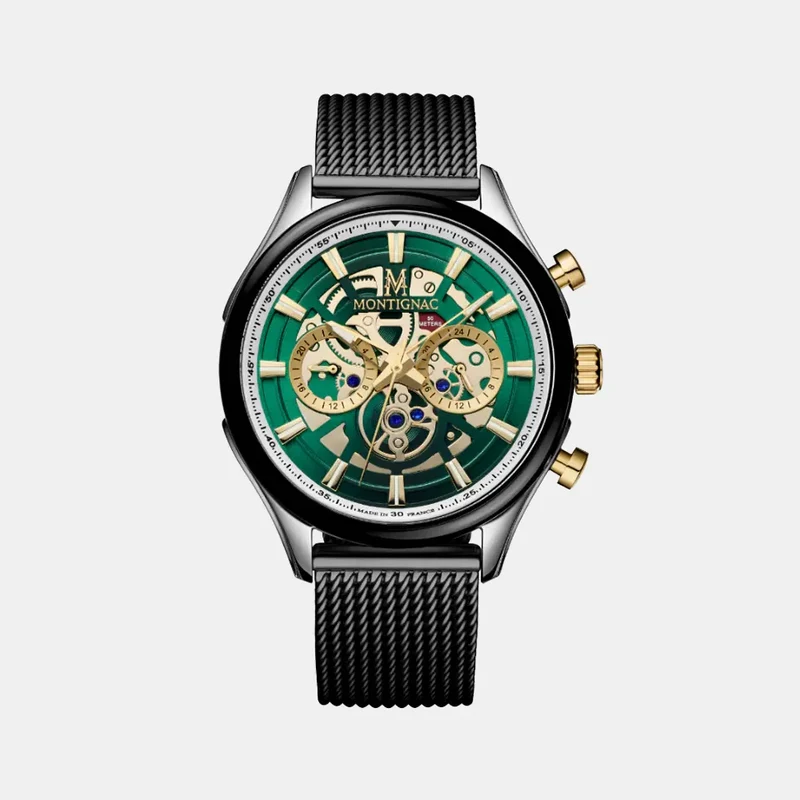 Montre MONTIGNAC Origine Homme en Acier Milanais MOW1000