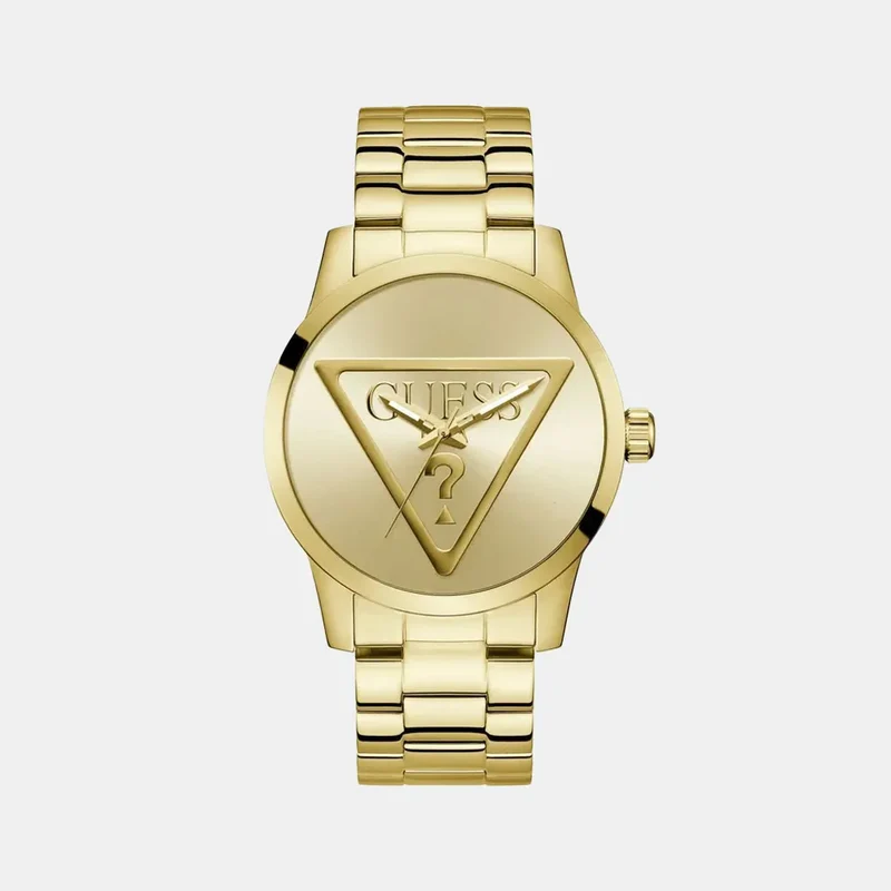 Montre GUESS Homme Badge en Acier Doré GW0782G1
