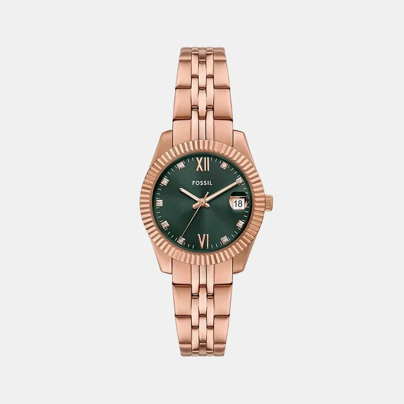 Montre FOSSIL Femme Scarlette en Acier Doré Rose ES5369