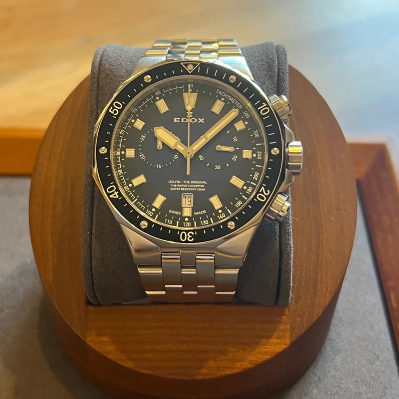 Edox Chronographe à quartz Delphin 10109