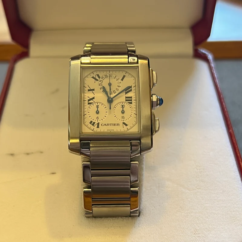 Cartier Tank Française Chrono Reflex W51001Q3