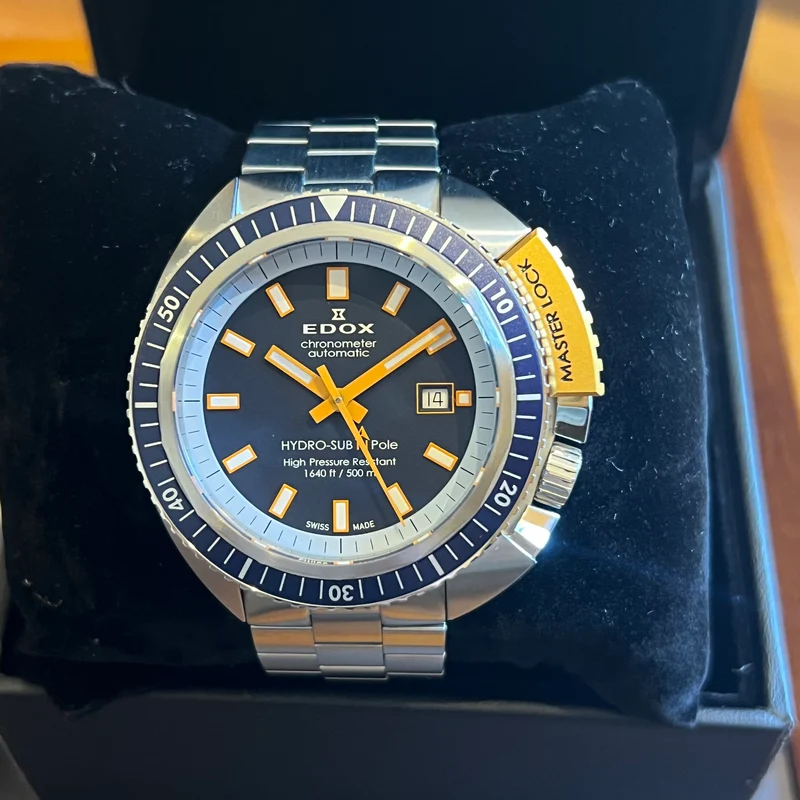 Edox Ensemble complet Hydro-Sub North Pole 80201-3BUO-BU