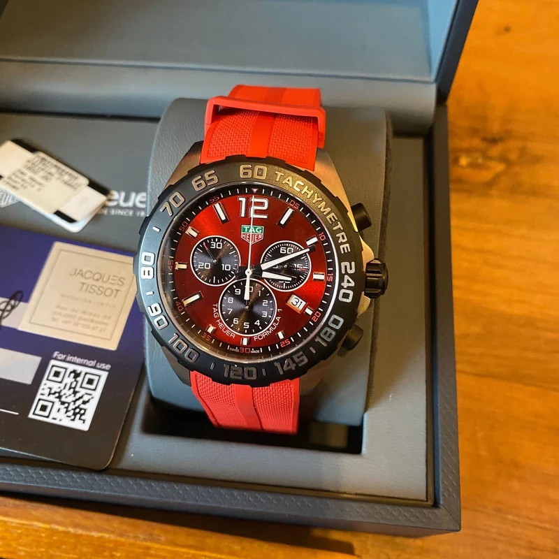 Ensemble complet de montres chronographes TAG Heuer Formula 1, neuf, CAZ101AN.FT8055