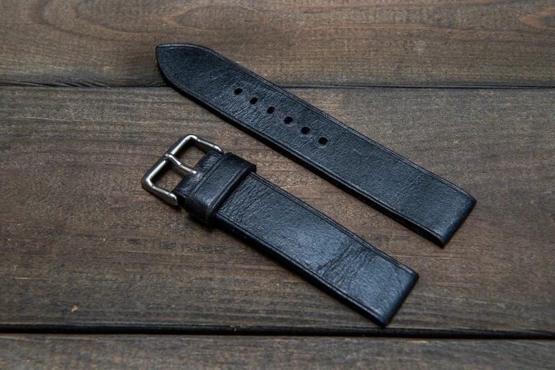 Suede vintage leather watch strap (Crazy Cow), handmade in Finland -14 mm, 15 mm, 16mm, 17 mm, 18mm, 19 mm, 20mm, 21mm, 22mm, 23 mm, 24mm, 25 mm, 26 mm.