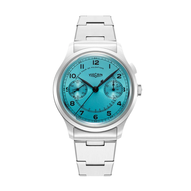 Vulcain Manuel Monopusher Heritage - Turquoise