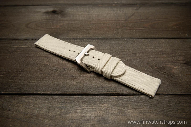 Vintage canvas watch strap.