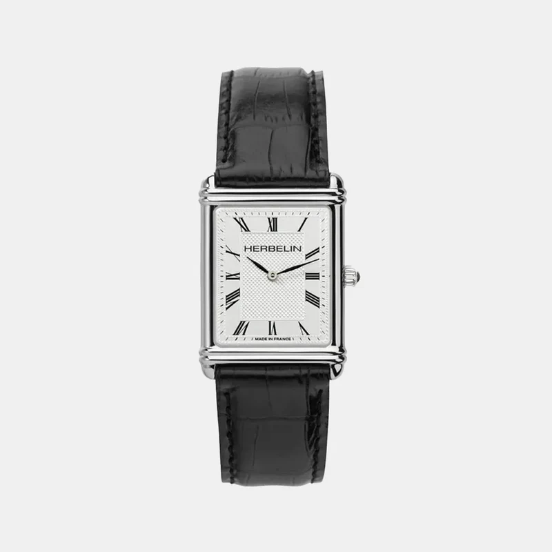 Montre HERBELIN Homme Art Déco en Cuir 17468AP08