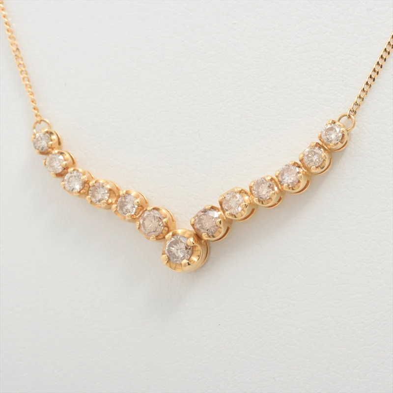 Collier Diamants 1.00 ct Or Jaune 18kt 4.9g