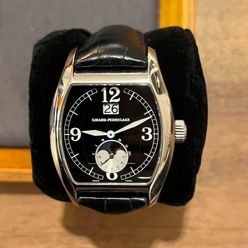 Montre Girard Perregaux Richeville Phase de Lune 2760 18 ct WG