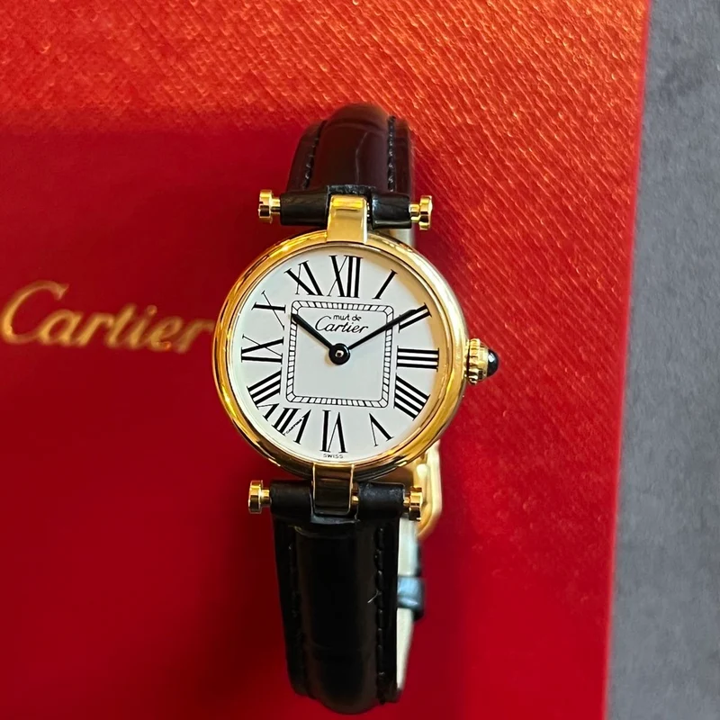 Montre Cartier Must Vermeil Plaqué Or 590004