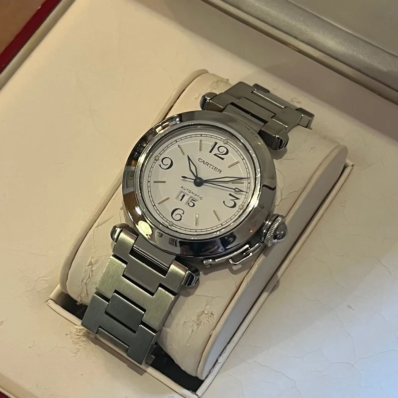 Cartier Pasha C 35 mm 12/2000 Ensemble complet W31044M7