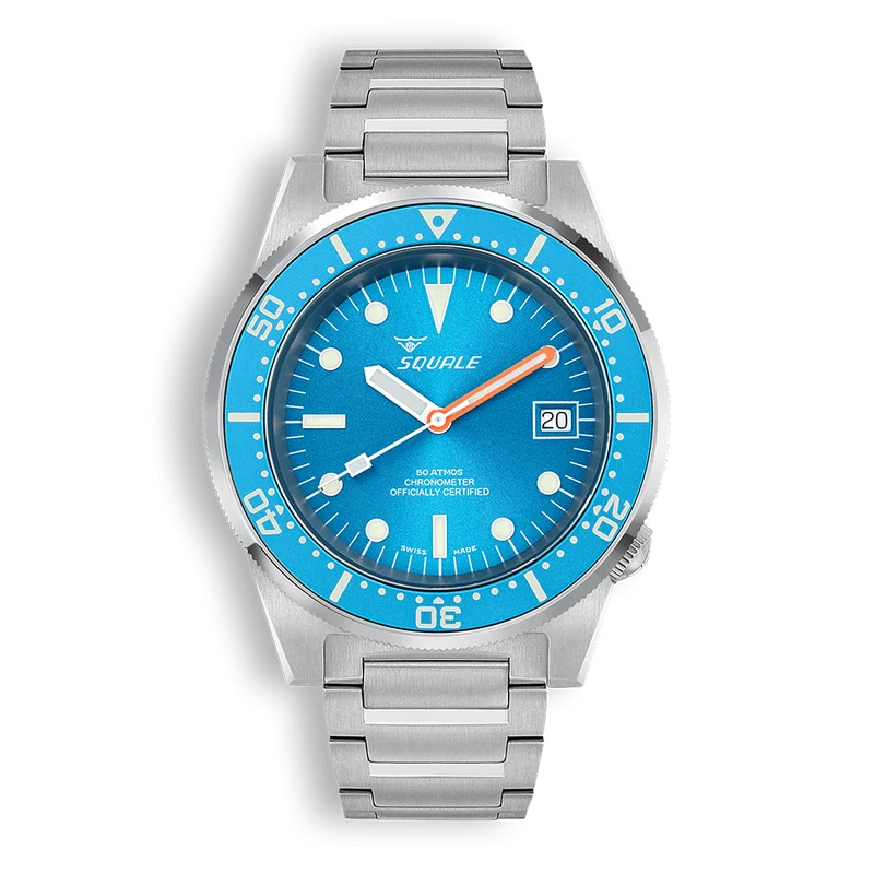 Montre automatique Squale 1521 Ocean COSC en acier (1521COSOCN.SQ20B)