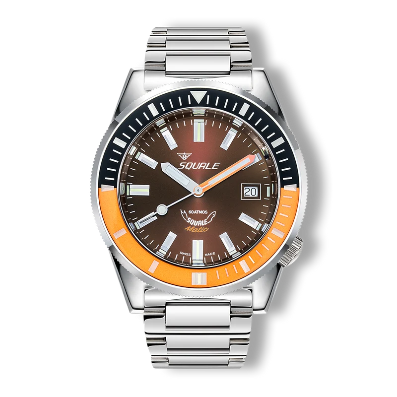Montre automatique Squale Matic Chocolat en acier MATICXSD.SQ22L