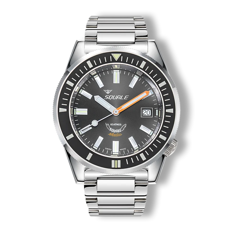 Montre automatique Squale Matic en acier gris MATICXSA.SQ22L