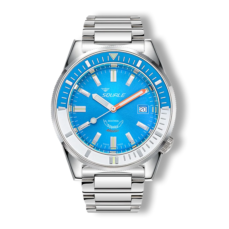Montre automatique Squale Matic en acier bleu clair MATICXSE.SQ22L