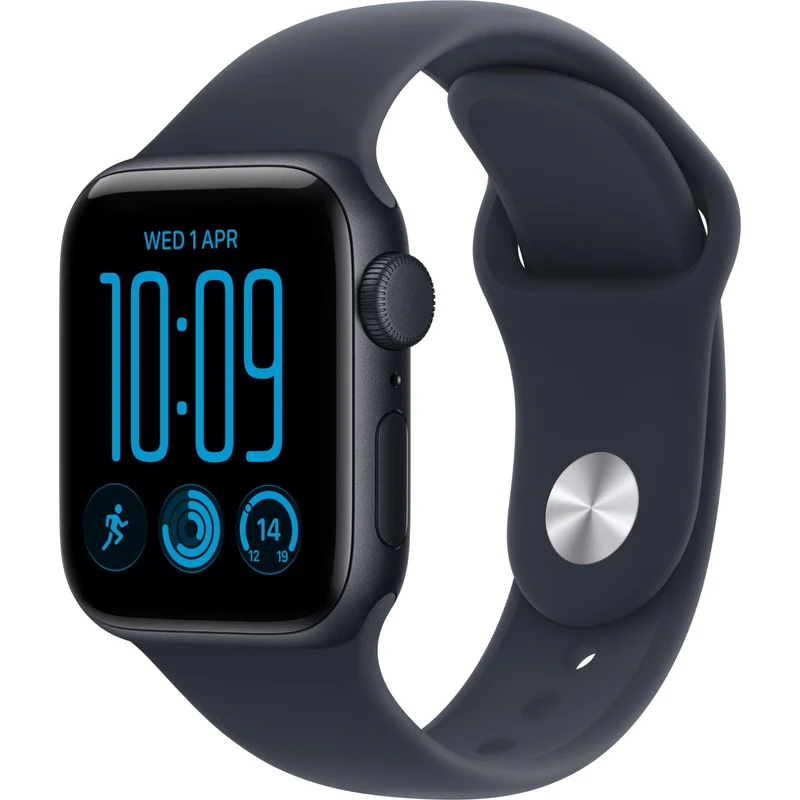 Apple Watch SE 3 44mm Midnight Aluminium Case GPS Sport Band (M/L) [2026]