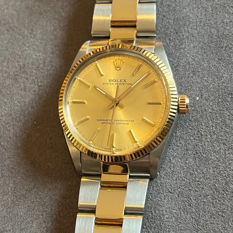 Rolex Oyster Perpetual Champagne 1005 Vers 1988