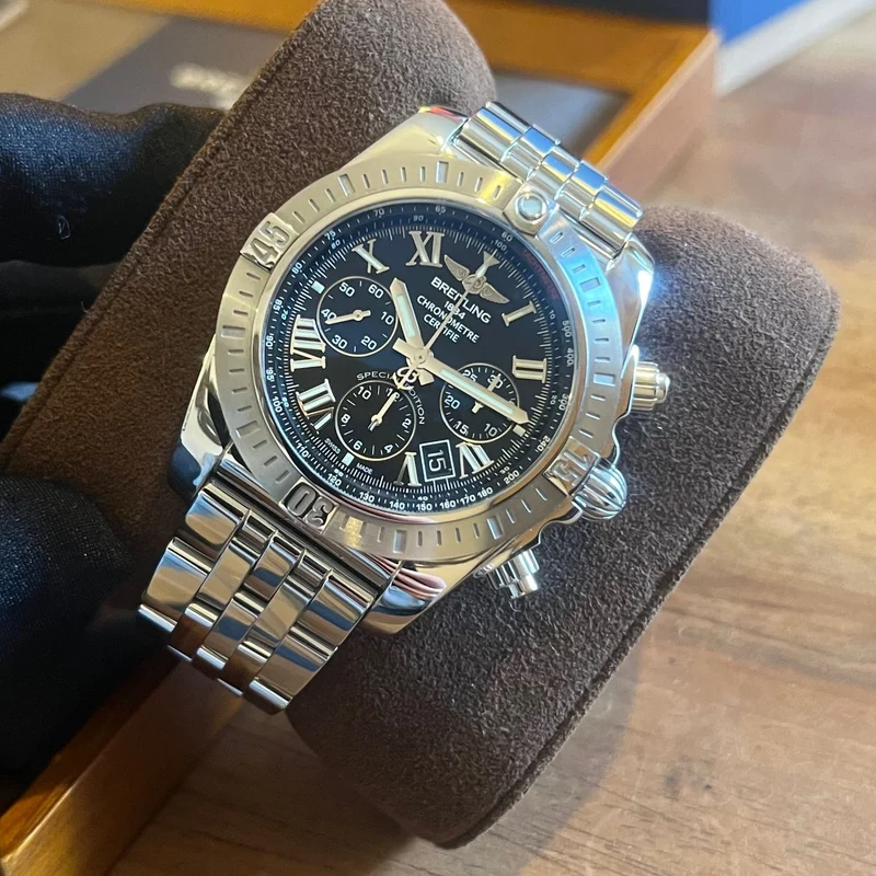 Montre Breitling Chronomat 44 Automatique Full Set Réf AB0115