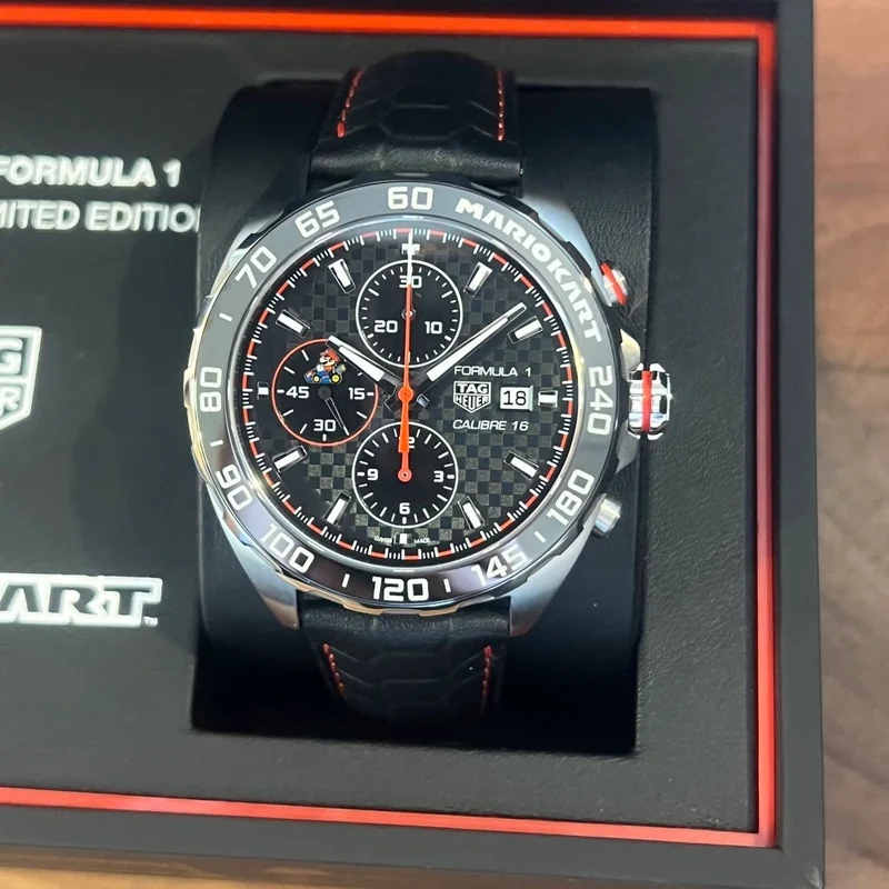 Montre Tag Heuer Formula 1 Mario Kart Chrono Neuf 10/2022 Coffret Complet CAZ201E.FC6517