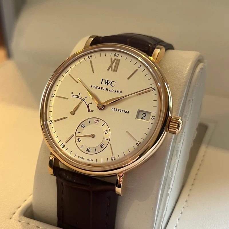 IWC Portofino 18 carats, ensemble complet 2017/09, comme neuf, IW510107