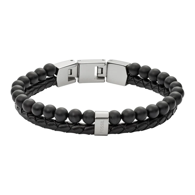 Fossil Zwarte Vintage Casual Armband JF02763040 (Lengte: 18.00 - 19.50 cm)