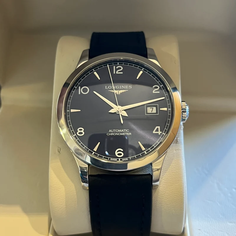 Montre Longines Record Automatique Date Full Set L2.820.4.96.4