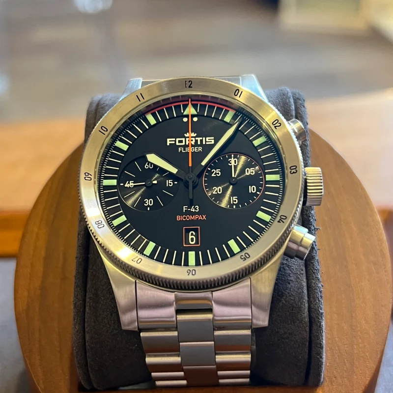 Fortis Ensemble complet Flieger F-43 Bicompax F424.0004