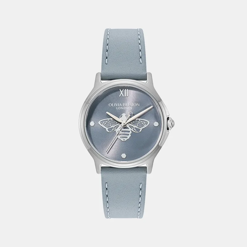 Montre OLIVIA BURTON Femme Classic Bee en Cuir Bleu 24000343