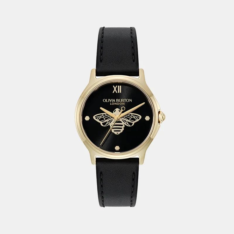 Montre OLIVIA BURTON Femme Classic Bee en Cuir Noir 24000344