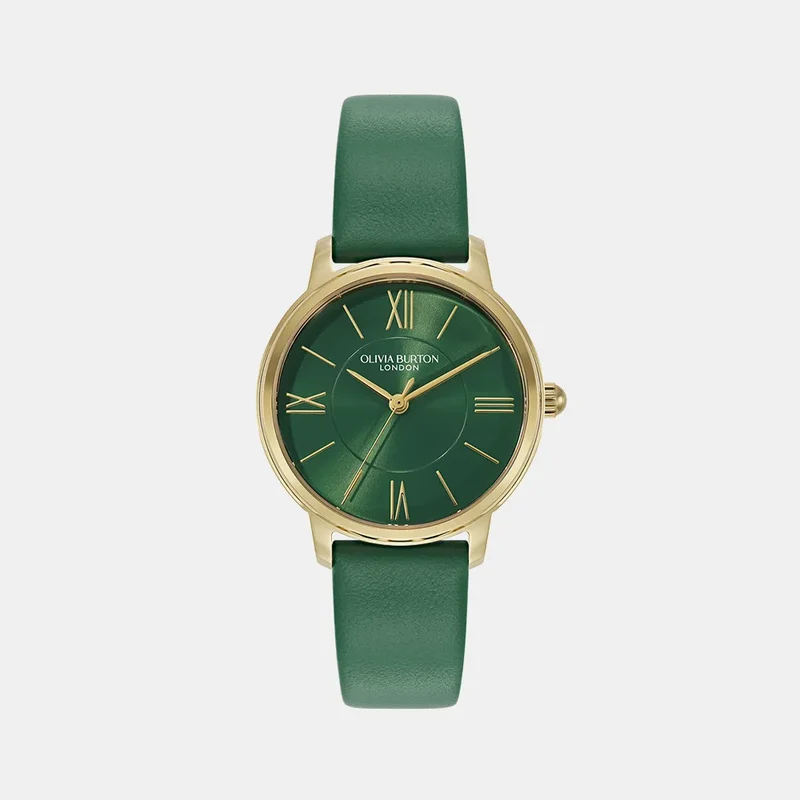 Montre OLIVIA BURTON Femme Westbourne en Cuir Vert 24000352