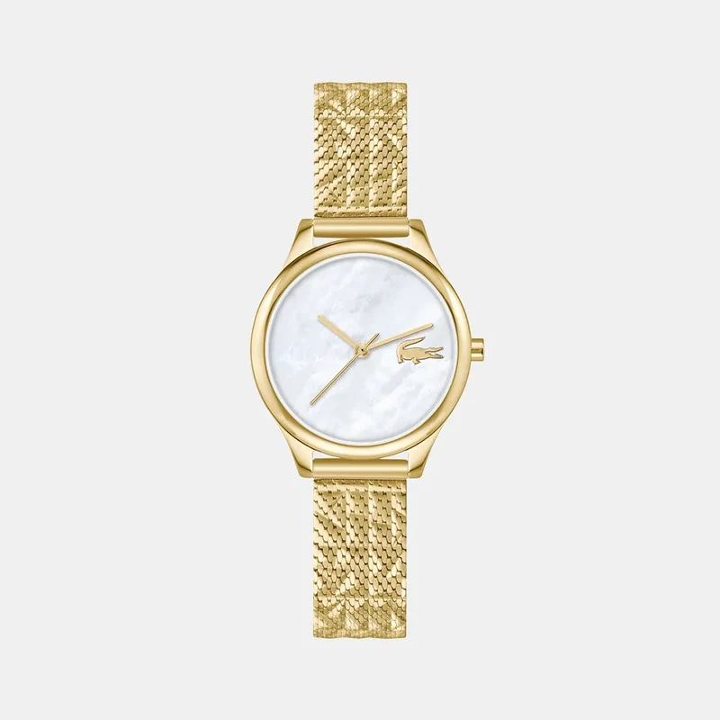 Montre LACOSTE Femme Mini Crocodelle en Acier Doré 2001500