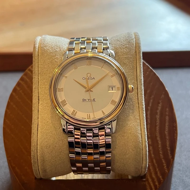 Omega De Ville Prestige Date Acier et Or Jaune 4310.32.00