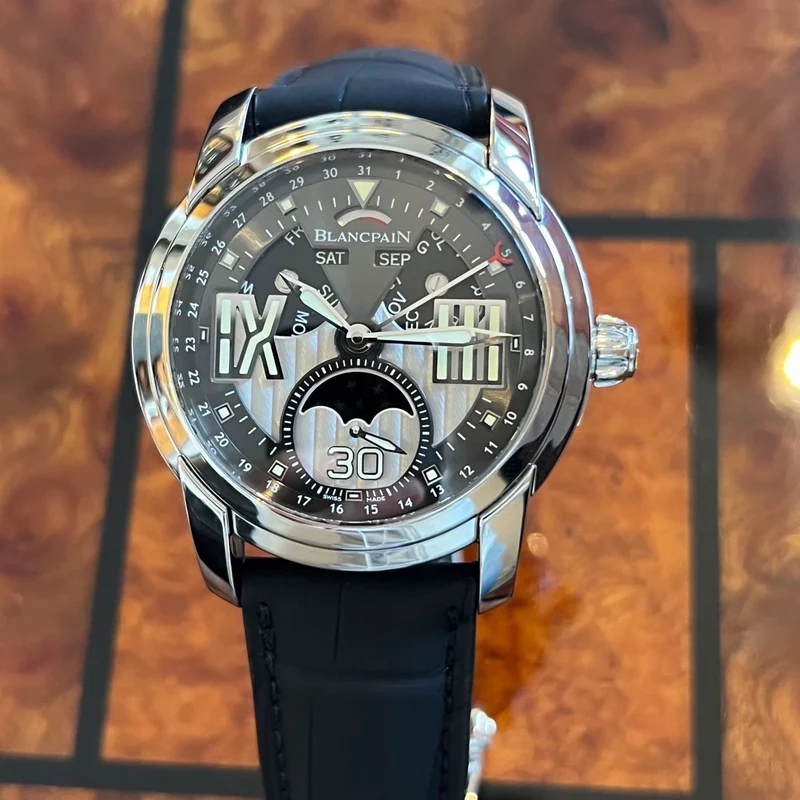 Blancpain Montre L-Evolution Moonphase 8 jours, coffret complet 8866-1134-53